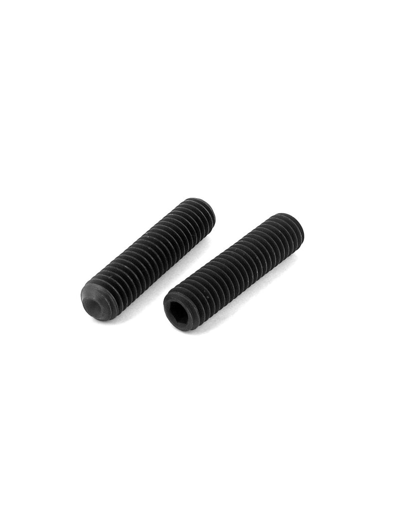uxcell M6 x 25mm 1mm Pitch Hex Socket Set Cup Point Grub Screw Black 20pcs 20
