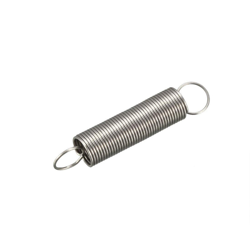 uxcell Extended Tension Spring Wire Diameter 0.016", OD 0.2", Free Length 0.98" Stainless Steel Small Dual Hook Tension Spring for Machinery Construction Industrial 15pcs 0.016"x0.2"x0.98"