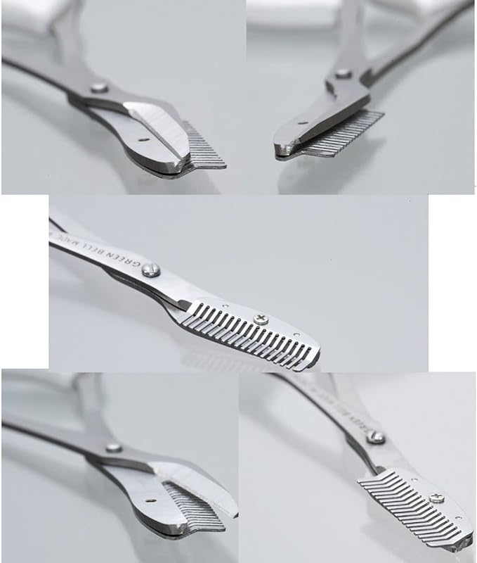 Greenbell Stainless Steel Brow Scissors with Brow (White) - NewNest Australia