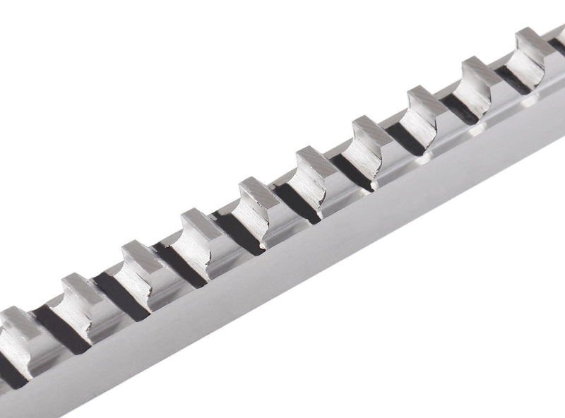 Accusize 6 mm Style C HSS Keyway Broach, 5001-0012 | 6mm-C, Ground from Solid, H.S.S., 25/64"-2 1/2" Cutting Length, 1 Shim