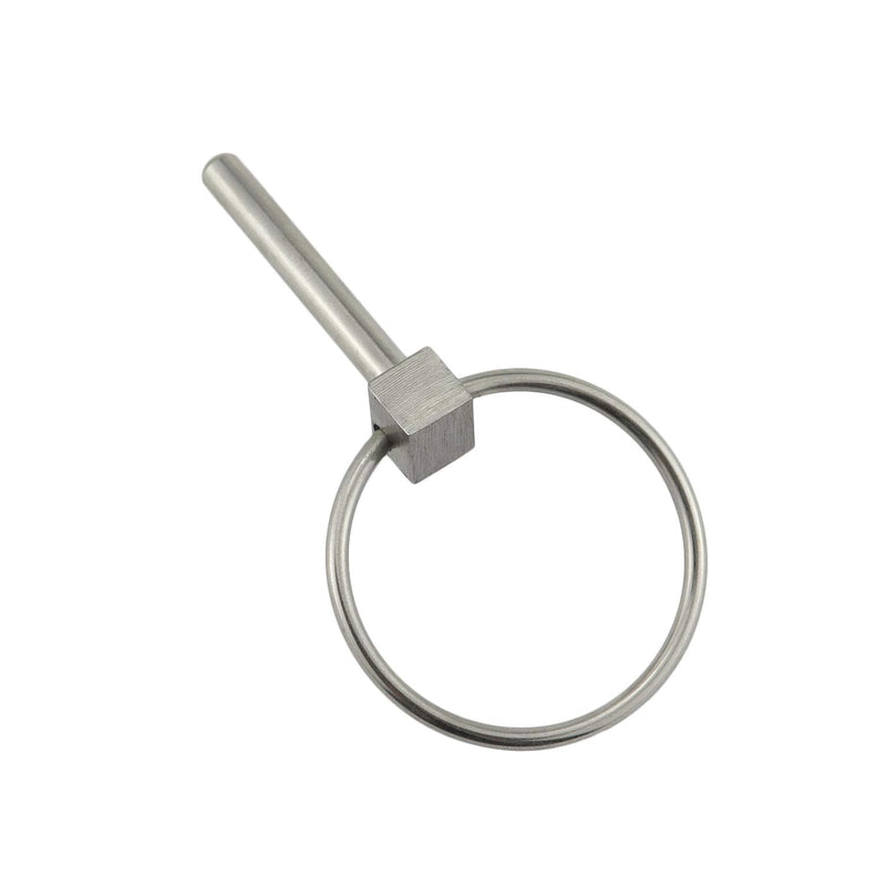 4PCS or 6PCS of Stainless Steel 316 Dia. 6.2mm(1/4in) Farm Tractors Trailers Diggers Lynch Pin Hitch Trailer Pins Boat Trailer Parts Tractor Parts Truck Linch Pin 4 PACKS