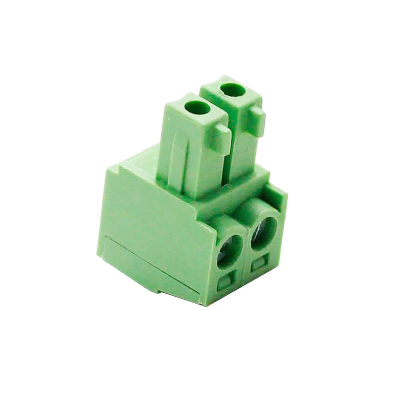 20 pcs 2 Pin KF2EDG 3.81mm/0.15" Pitch Pluggable PCB Angle Screw Terminal Block Plug Connector Socket Panel Mount DIY 20 pcs 2 Pin