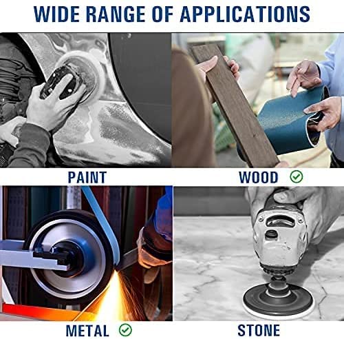 Starcke Premium Sanding Belts 2-1/2 X 16 Aluminum Oxide Cloth Sander Belts, 12 Pack - For Wood, Metal, Paint, Composites (60 Grit)