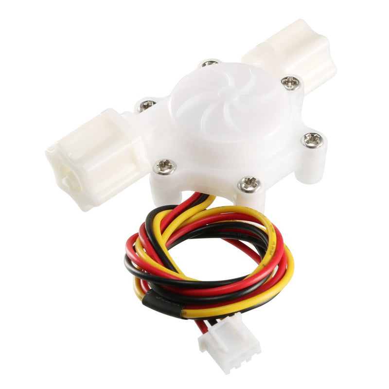 uxcell 1/4" Hall Effect Water Flow Sensor Switch Flowmeter Fluid Counter DC5V 0.15-1.5L/Min SEN-HZ06W