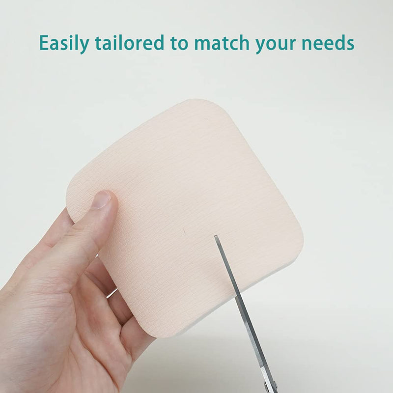 Dimora Foam Dressing, Sterile Non-Adhesive Hydrophilic Pads, Highly Absorbent 4"x4"(10 cm*10 cm) Pack of 10 Square Waterproof Dressing for Wound Care 4"x 4"(10PCS)