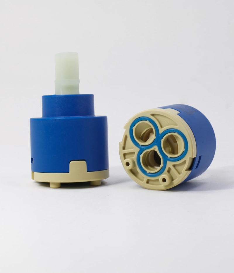 35mm Faucet Cartridge, CUPC Certified, Single Handle Kitchen Basin Shower Faucet Parts, Bathroom Ceramic Faucet Valve, Replaces Glacier Bay OEM models 169-640, 704-612 & 704-615 1