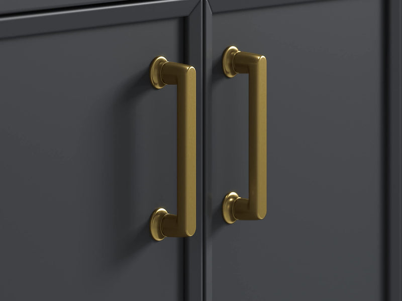 Kohler K33584-2MB Winnow 5" Cabinet Pull Vibrant Brushed Moderne Brass 5 Inch Cabinet Pull