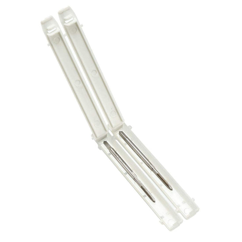 uxcell Metric Machine Tap M2 x 0.4mm H2 High Speed Steel 3 Straight Flutes Screw Tapping Threading Machinist Repair DIY Tool 2pcs M2 x 0.4