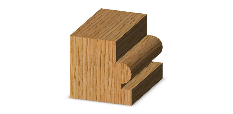 Whiteside Router Bits 3246 Edge Beading Bit with 7/8-Inch Large Diameter and 9/16-Inch Cutting Length