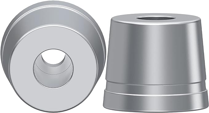 Linkidea 2 Pack Safety Razor Stand, Men's Aluminum Alloy Shaving Razor Base Holder, Manual Razor Holder for Bathroom Countertop (Silver Gray) - NewNest Australia