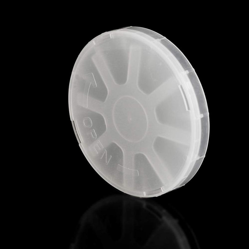 Silicon Wafer Carrier - 2 inch Single Wafer Box,Including Container,Cover & Spring,10 Pack
