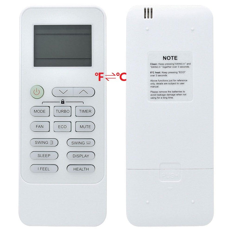 190424(XHY-S) ℉⇌℃ A/C Remote Controller for TCL GYKQ-52 Air Conditioner