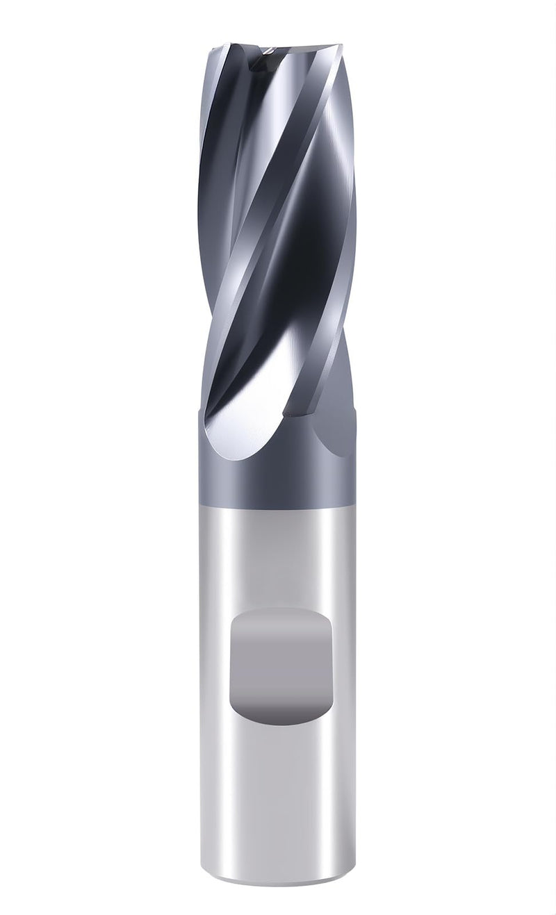 Accusize Industrial Tools 3/4'' by 3/4'' by 1-5/8'' by 3-7/8'' M42 (8% Cobalt) Tialn Finishing End Mill, C.N.C., Center Cutting, 6800-4081 | 3/4" Dia x 3/4" Shank, 1-5/8" Flute Length, 3-7/8" OAL, M42 8% Cobalt, TiAlN Coated, 4 Flute, Center Cutting 3/4"