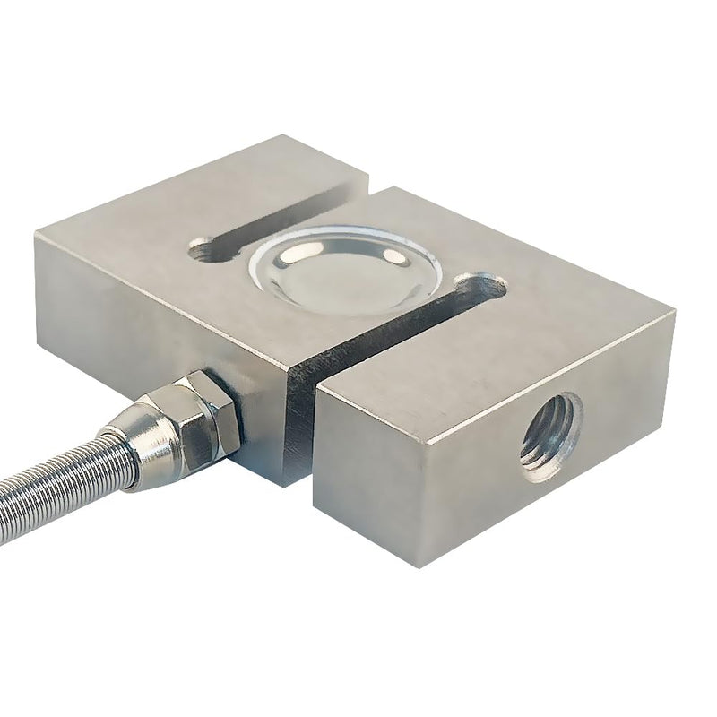 S-Type Load Cell 5kg–20t, Tension & Compression Force Sensor, High Accuracy, Stainless Steel, 4-20mA / mV/V Output(2T,M16) 2T M16