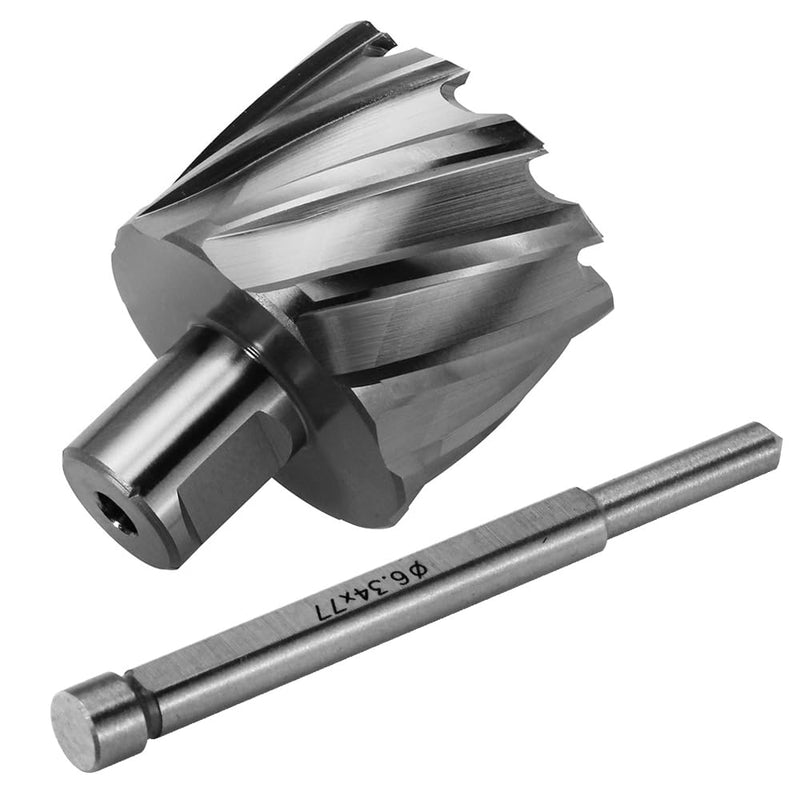 Annular Cutter JESTUOUS 1-7/8 * 1 Inch Cutting Diameter 3/4 Weldon Shank 1 Cutting Depth with Pilot Pin Slugger Bits HSS Kit for Magnetic Drill Press,1 Piece