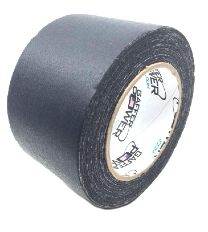 Gaffer Power Real Professional Premium Grade Gaffer Tape Made in The USA - Heavy Duty Gaffers Tape - Non-Reflective - Multipurpose - Better Than Duct Tape! 3 Inch X 30 Yards - Black