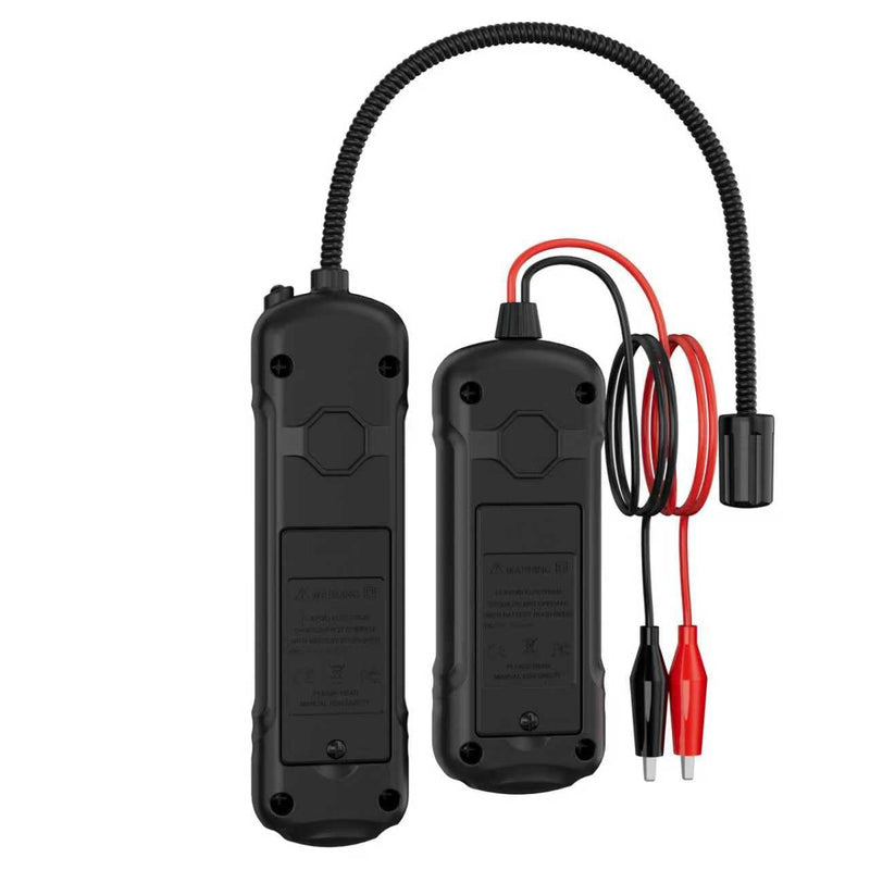 Underground Wire Locator and Cable Tracker Kit, Dog Fence Wire Break Locator Buried Wire Locators Professional Wire Finder with Signal Detector, Carrying Case and Accessories