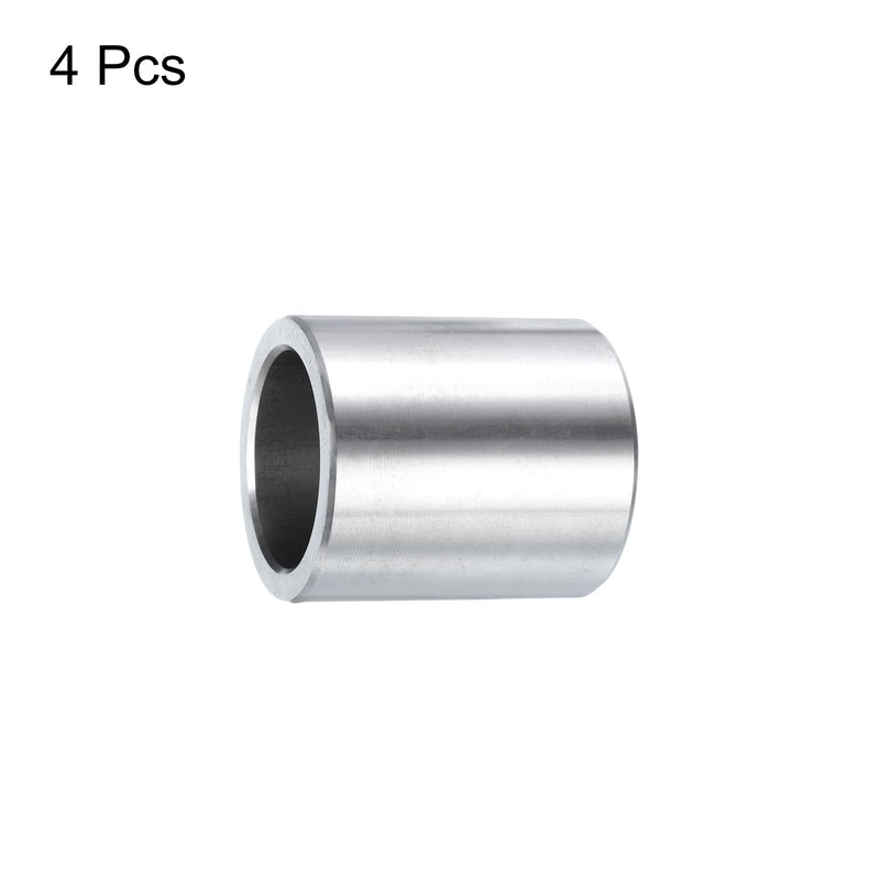 uxcell 4pcs Stainless Steel Spacer 3/4" Bore x 1" OD x 1" Length Screw Standoff Bushing Plain Finish Round Metal Spacer for 3/4 Screws Bolts and Rods 3/4" x 1" x 1"