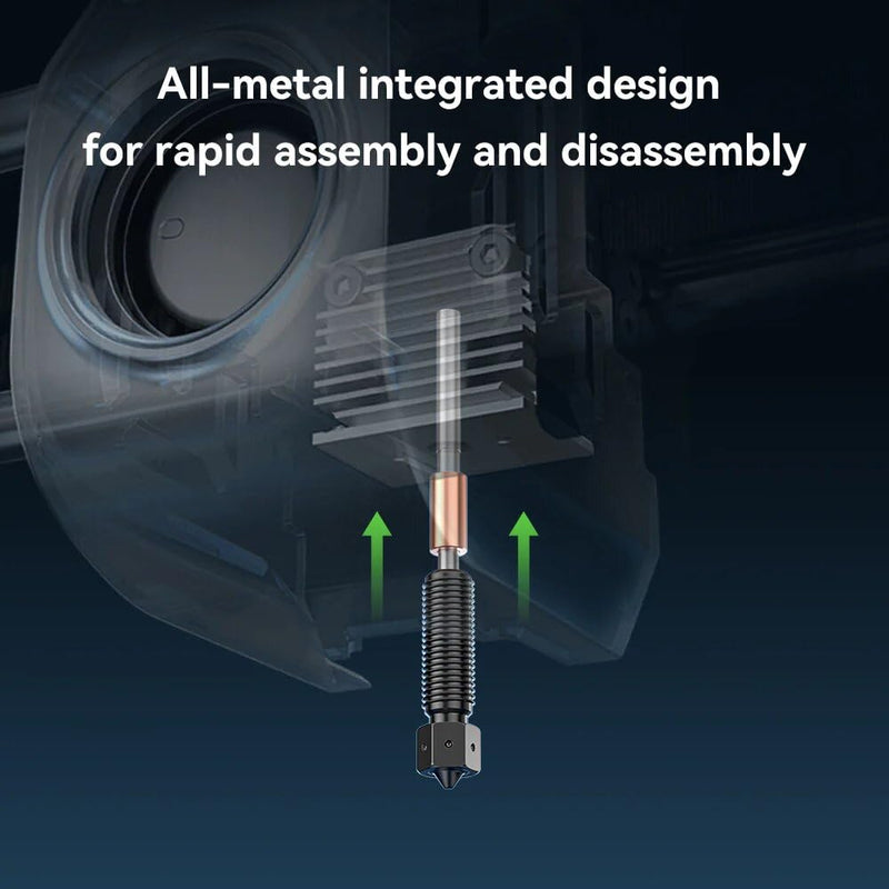 Creality E3D K2/ K2 Pro/ K2 Plus Nozzle, Genuine E3D Obxidian™ High Flow Nozzle Assembly, Creality Hi Combo Extruder Hotend Nozzles, Supporting 600mm/s Printing (0.4mm)