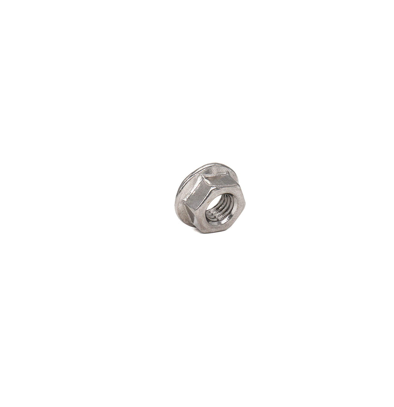cSeao 60pcs M8 x 1.25mm Serrated Flange Nuts 304 Stainelss Steel Flange Lock Nuts M8 60pcs