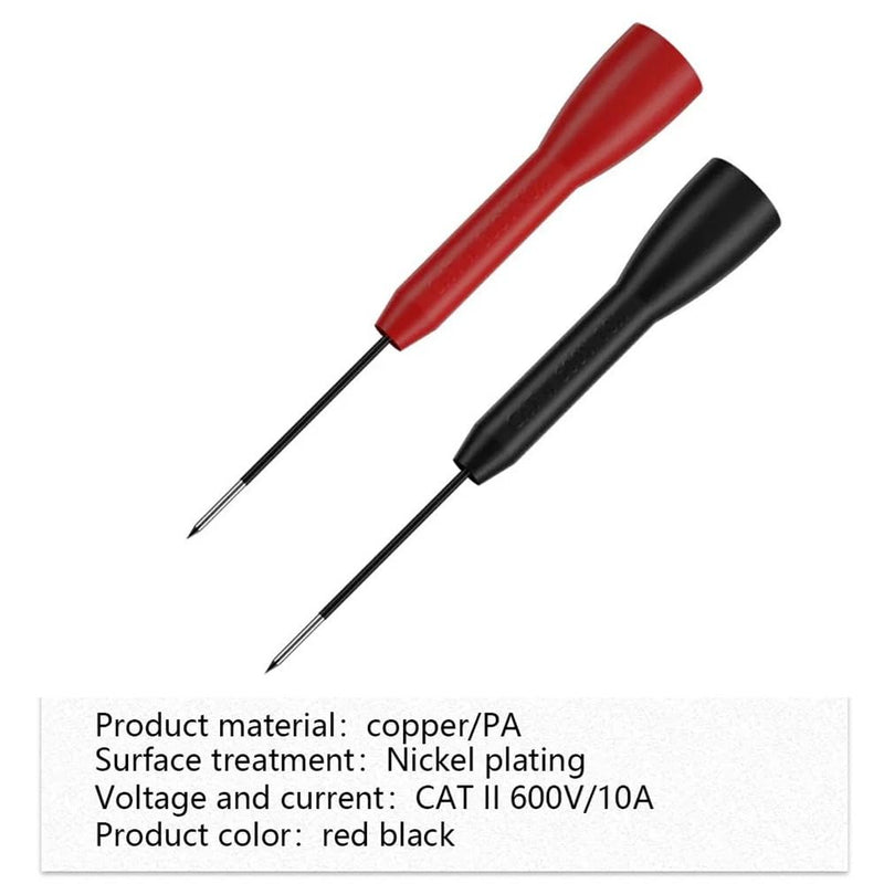 UNI-T Multimeter Case Kit,With1000V 20A Multimeter Ultra-fine Test Leads,600V/10A Non-Destructive Insulation Probe Needle,-40℃to260℃ Temperature Probe Suitable for UT33C,UT61C,UT60BT Digital Multímet