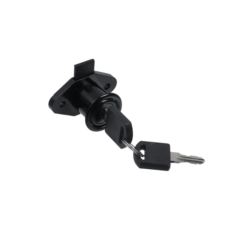 Desk Cabinet Lock,Antique Black Drawer Dreeser Cabinet Lock with Keys,Pack of 10 10 Pieces