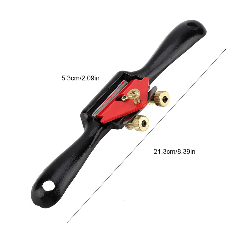 Draw Knife, 10" Adjustable SpokeShave with Flat Base, Metal Blade Wood Working Hand Tool Perfect for Wood Craft, Wood Craver, Wood Working
