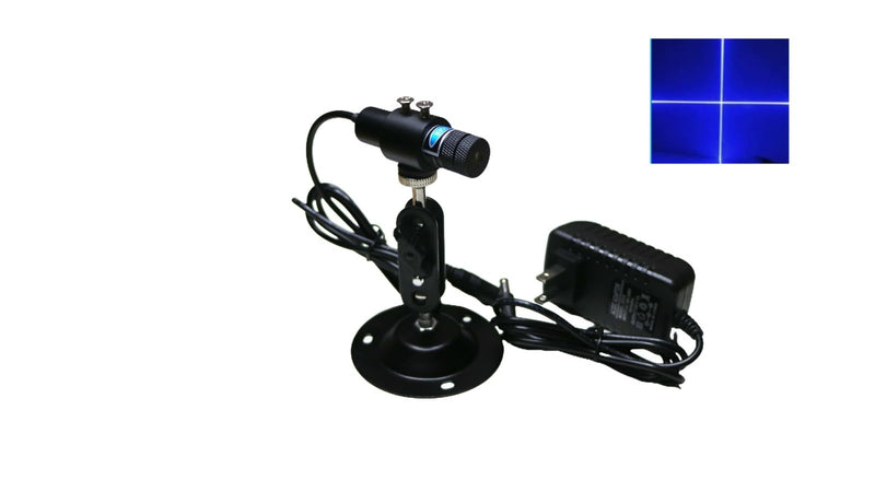 450nm Blue Crosshair Module Diode 445nm Projector Adjustable Cross line Diode Generator for Positioning