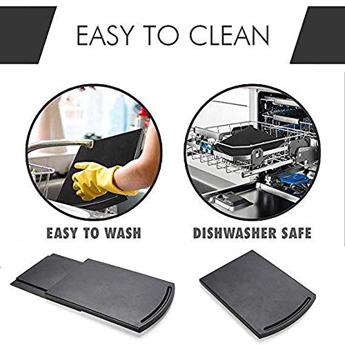 HauSun Handy Sliding tray Sliding Tray Mat for Coffee Maker,Kitchen Appliance Moving Caddy,Countertop Stoage for Air Fryer, Blender, Stand Mixer,Food Processors,1 set 1 set