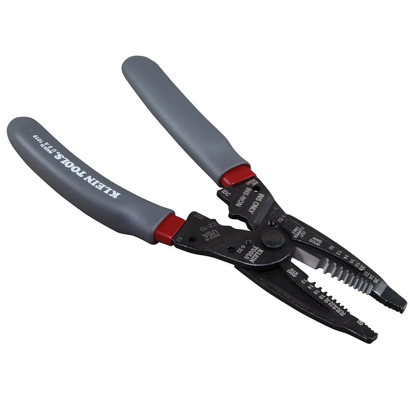 Klein Tools 1019 Klein Kurve Wire Stripper / Crimper / Cutter for B and IDC Connectors, Made in USA, Terminals, More Stripper/Crimper/Cutter