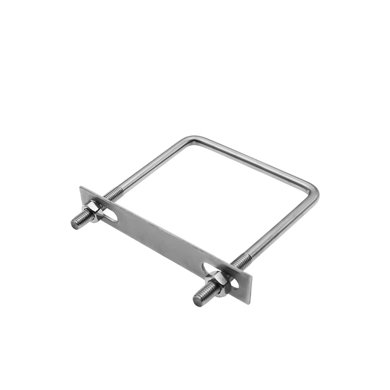 Square U-Bolts,Stainless Steel Square Bend U Bolts,Frame Plate U Shaped Nuts and Bolts for Automobiles Trailers,Ski Boats,or Sailboat Trailers,4 PCS M10*140 * 180 M10*140*180mm/0.39*5.51*7.09''