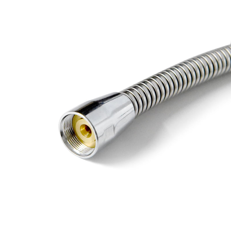 CWM 45 Inch Stainless Steel Hose for Commercial Kitchen Sink Faucets Flexible Hose Replacement 45 Inches