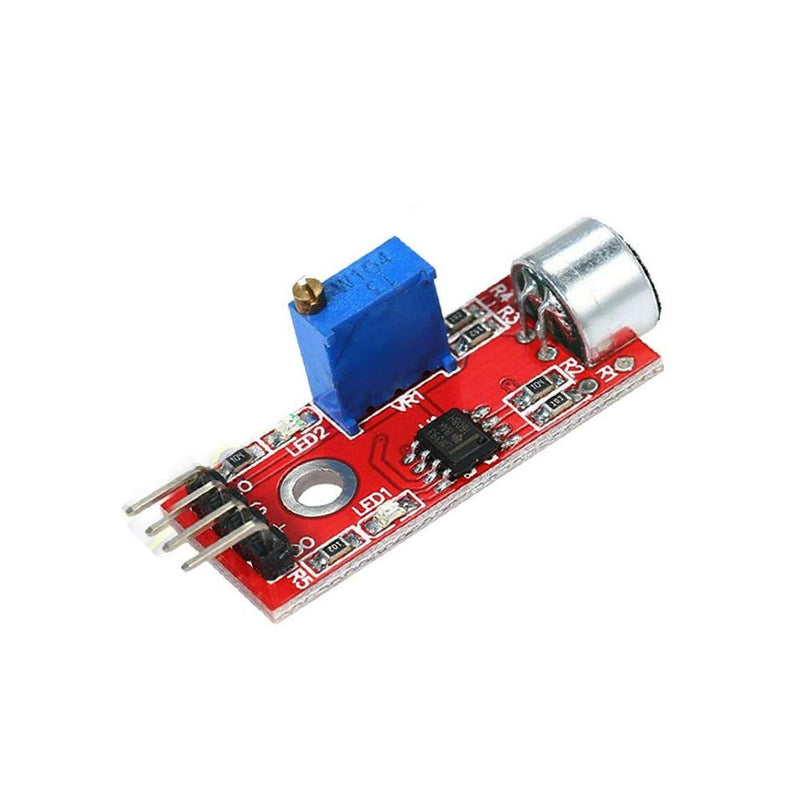 DEVMO 5PCS Microphone Sensor High Sensitivity Sound Detection Module Compatible with Ar-duino PIC AVR 5