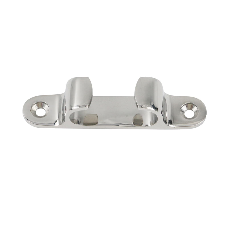 Semetall 4" Bow Chock Fair Line Cleat Hardware for Marine Yacht,Silver 2pcs | Stainless Steel