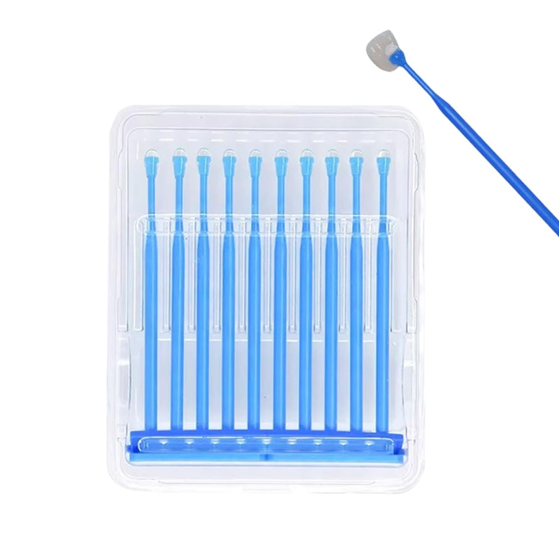 Dental Adhesive Tip Applicator 20pcs Dental Applicator Sticks Adhesive Tip for Teeth Crowns