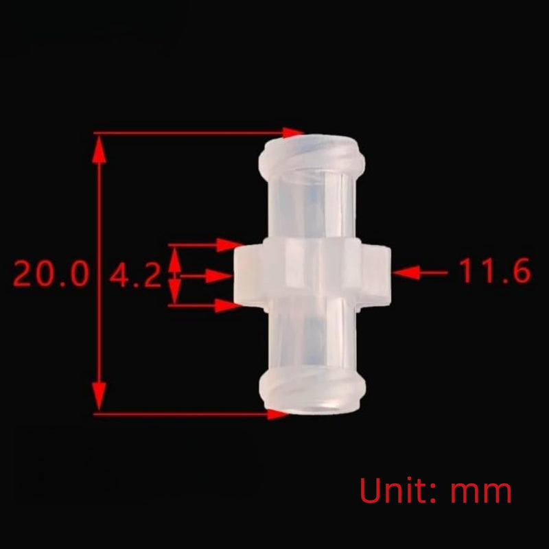 100pk Syringe Adapter, Female Luer Lock Connector to Syringe Coupler Adapter, Sterile Individual Packaging