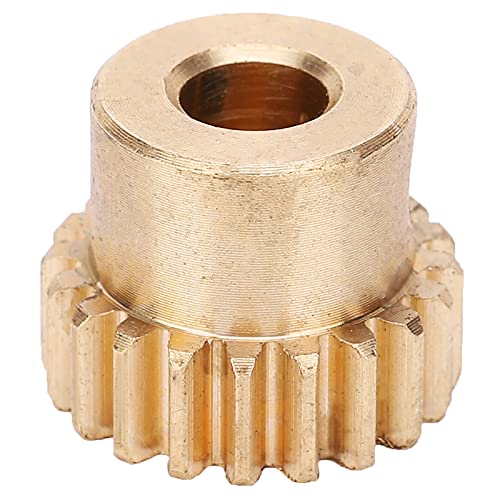 Eujgoov Spur Gear, 4304?0006?0020 Brass 30 Teeth Gear 6mm Round Hole 0.8 Modulus Industrial Robot Parts