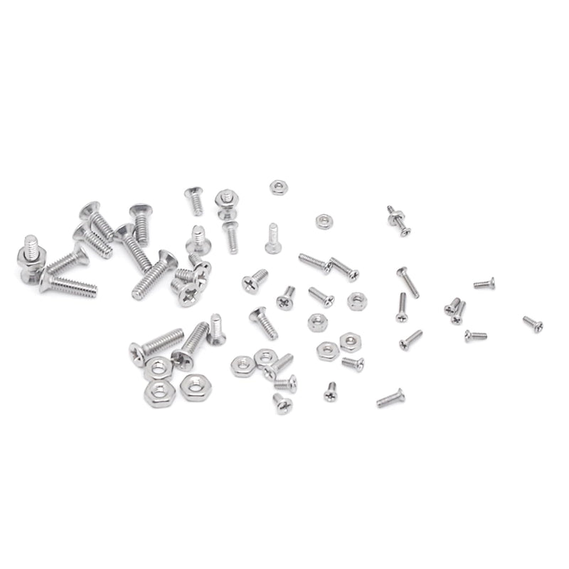 Metric 900PCS Metric M1 M1.2 M1.4 M1.6 M2 Phillips Countersunk/Flat Head Stainless Steel Tiny Machine Screws Nuts Assortment Kit M1M1.2M1.4M1.6M2
