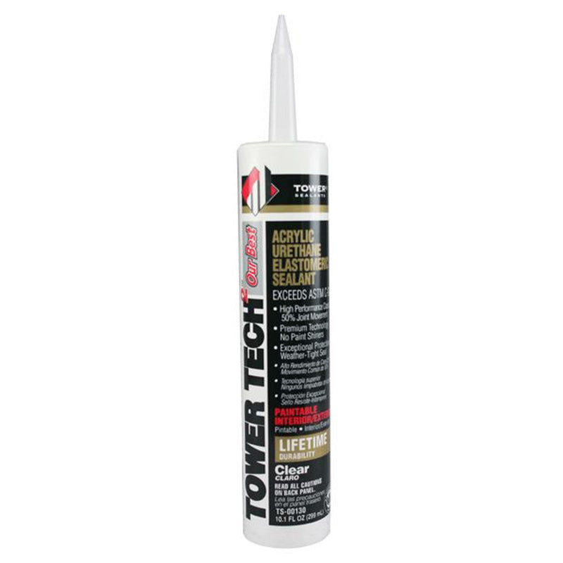 | Tower Tech 2 - Acrylic Urethane Elastomeric Sealant - 10.1 fl oz - Clear