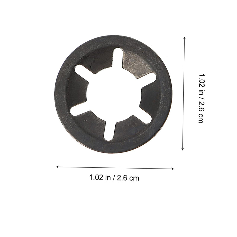 GLEAVI 420 Pcs Bearing Clamp Retaining Ring Bearing Clamp Washer Plum Washers Ring Bearing Clip Washers Bearing Retaining Washer Bearing Locking Ring Internal Tooth Washer Locking Washers