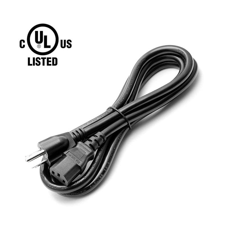 Power Cord Cable Compatible for Instant Pot Electric Pressure Cooker, Rice Cooker, Power Quick Pot, Microwave, Soy Milk Maker, and More Kitchen Appliances 3 Prong Replacement Power Cable-UL 3FT