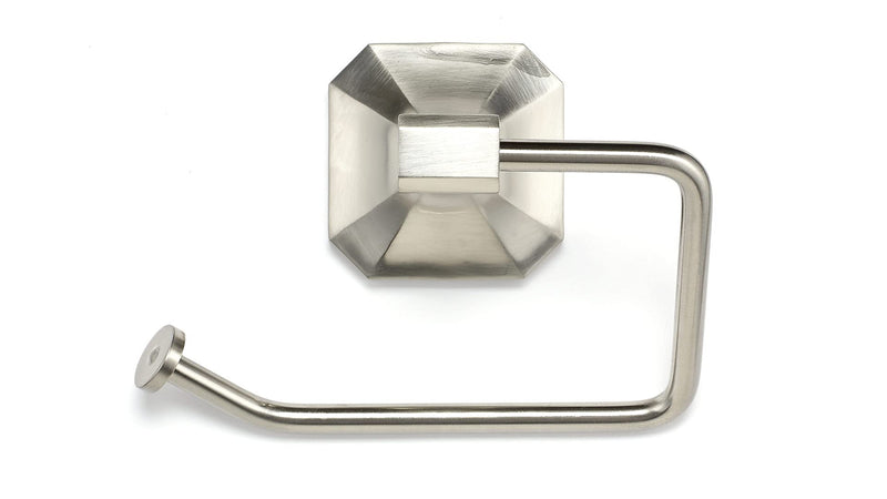 Richelieu Riviera Bathroom Toilet Paper Holder, Brushed Nickel