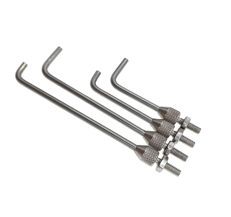 SUXING L Type Contact Points for Dial Indicators M2.5 Thread Shank(A Set)