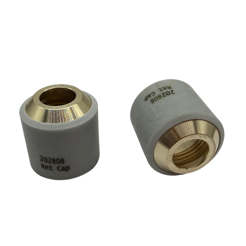 2Pcs 202808 176658 Retaining Cup for Miller ICE-25C ICE-27C/T Plasma Cutter Torch Consumables 202808/176658