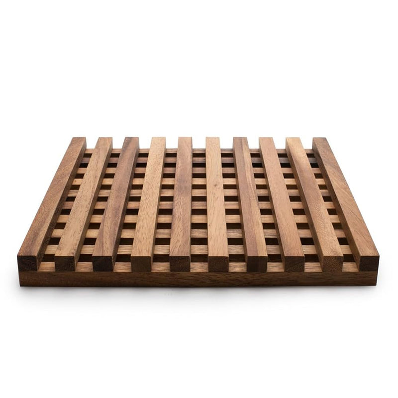 GURU JEE Handmade Wooden Trivet for Hot Dishes Pot Pan Tea Pot Holders