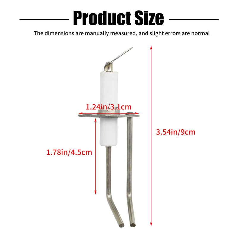 2 Pcs 2-Prong Electrode Assembly, Replacement for Suburban 232258 Sw6de Sw10de SW Models DSI Electrode Probe Igniter
