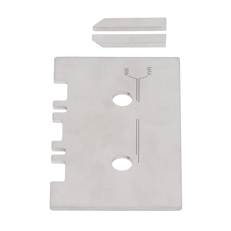 1 Set Head and Guide Gauge, Cassette Head and Guide Gauge Set for Student for for TEAC for BASF for Nagar Mechanical Alignment High Accuracy with Check