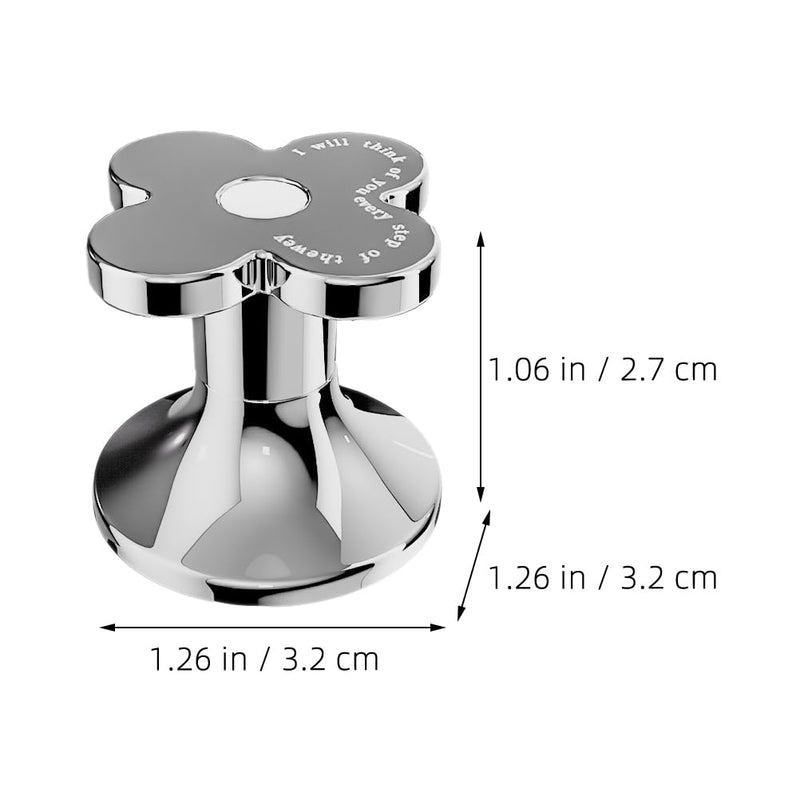 Mikikit 2pcs Toilet Button Pusher Flower Shape Flush Button for Toilet Water Tank Easy Installation Bathroom Accessory