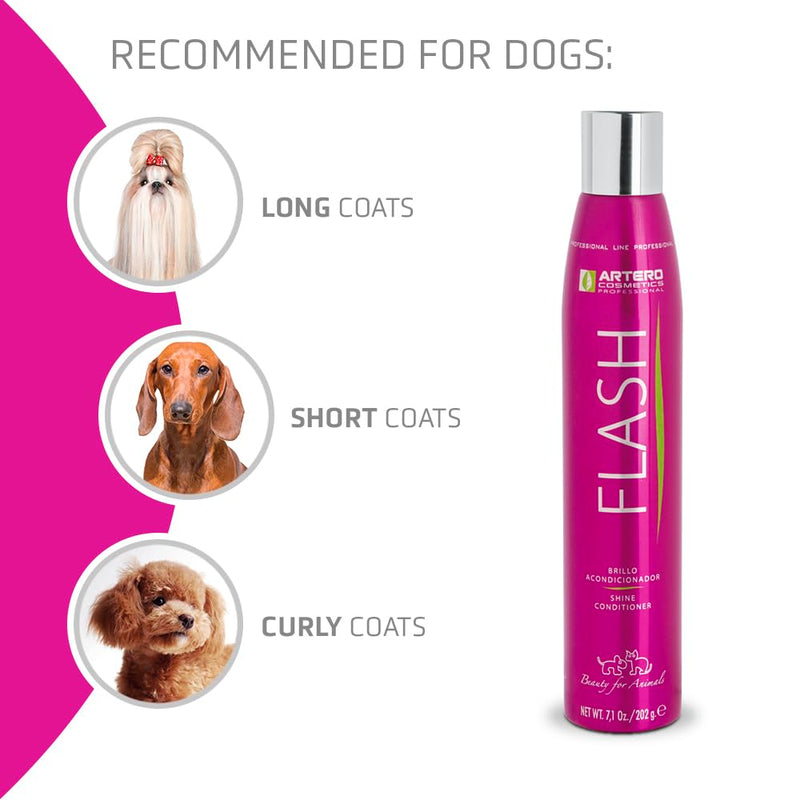 Artero Cosmetics FLASH Nutritive Shine Conditioner for Dogs 7.1 oz - PawsPlanet Australia