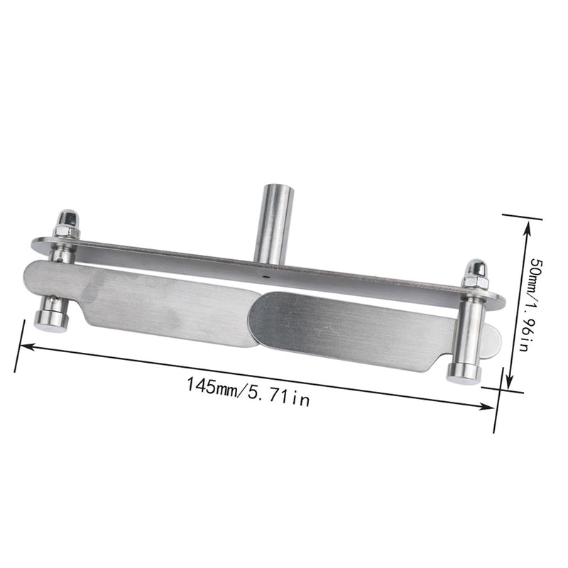 Center Finder, Stainless Steel Marking Positioning Gauge & Centering Tool, Dual Function Scriber and Offset Marker, for Woodworking and Wood Center Finding 40-100MM
